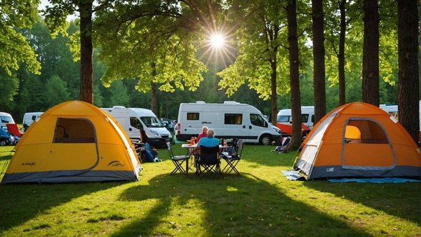 Le camping à la rencontre du soleil ouvert toute l'année dans l'isère