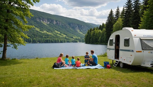 Séjour en famille au camping du lac de la chausselière près du puy du fou